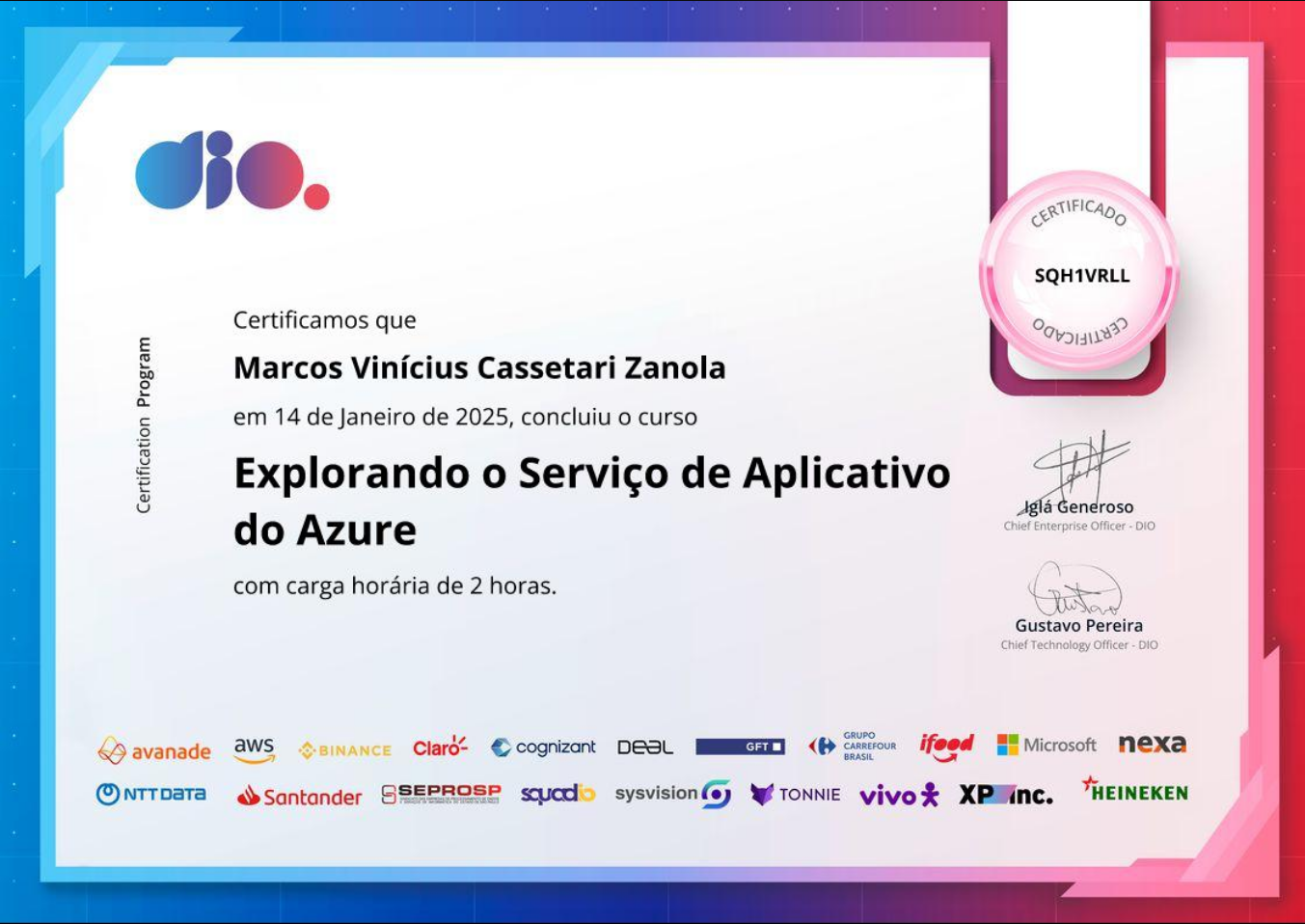 Certificado 26